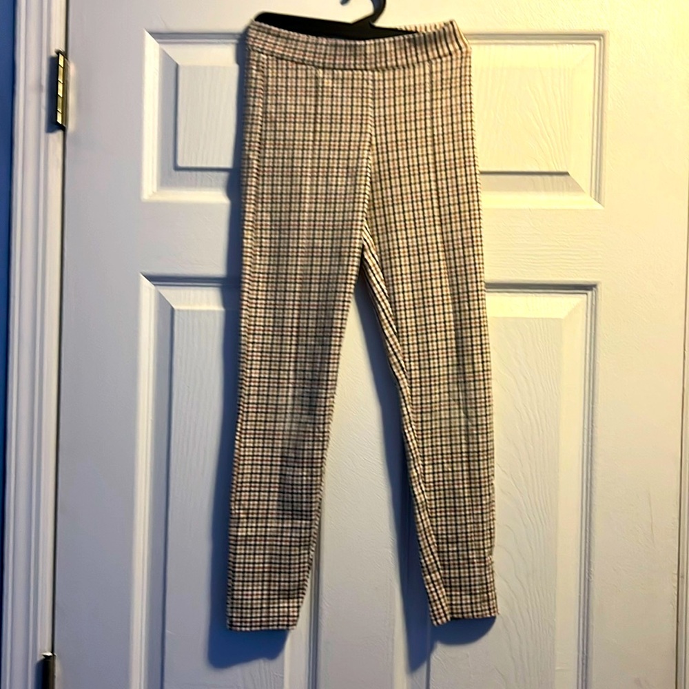 Zara girls plaid tights